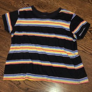 Urban Outfitters Cropped Black Shirt